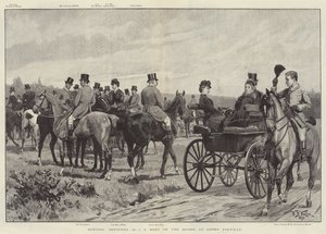 Jachtschetsen, een ontmoeting van de Quorn in Ashby Folville