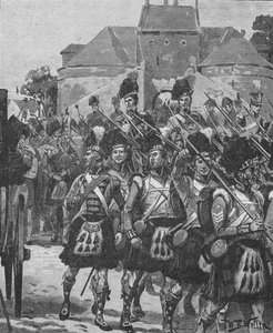 Pictons divisie naar het front, 1902
