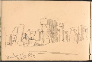 Stonehenge door William Barnes Wollen