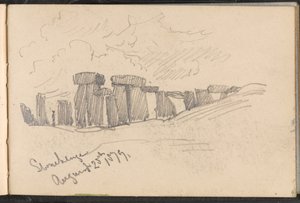 ?Stonehenge, 25 augustus 1879? door William Barnes Wollen