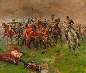 De vlag. Albuhera, 16 mei 1811 door William Barnes Wollen