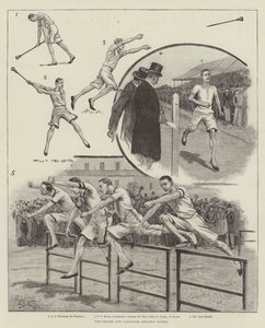 De Oxford en Cambridge atletiekwedstrijden door William Barnes Wollen