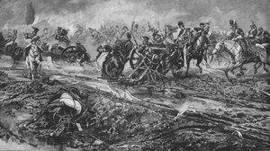 De Union Brigade Verovert de Franse Kanonnen bij Waterloo, 1902