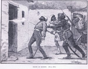 De dood van Hodson 1858 AD door William Barnes Wollen