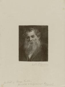 Portret van George Fuller door William Baxter Closson