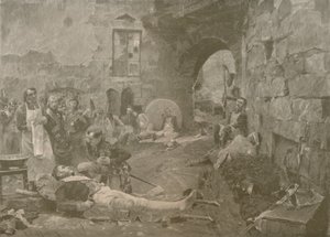 Napoleon en maarschalk Lannes bij Essling, 1809, 1896