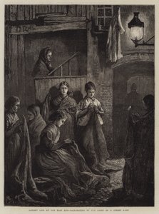 Londens Leven in het Oostelijke Einde, Zakmaken bij het Licht van een Straatlantaarn