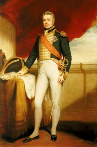 Admiraal van de Vloot Sir George Cockburn (1772-1853) door William Beechey
