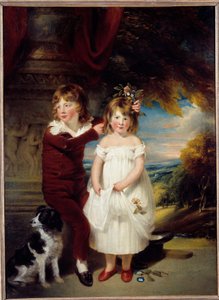 Broer en zus door William Beechey