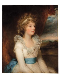 Portret van Elizabeth Keene (overleden 1845) door William Beechey