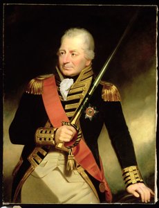 Portret van John Jervis (1735-1823) Eerste Graaf van St. Vincent, c.1805 door William Beechey