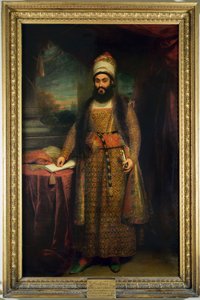 Portret van Mirza Abul Hassan, Perzische Ambassadeur (1785-1880) gestuurd door de Koning van Perzië naar Engeland, 1809