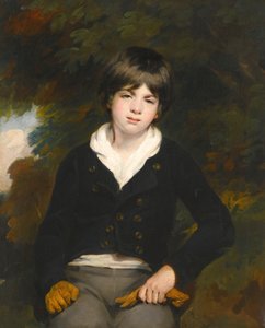 Portret van een jongen, naar verluidt Master Barker door William Beechey