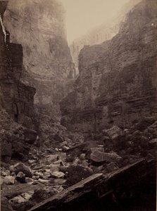 Cañon van Kanab Wash, Colorado River, Kijkend naar het Noorden door William Bell