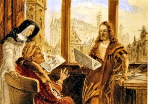 Albrecht Dürer in Neurenberg door William Bell Scott