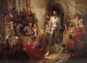 Het proces van Sir William Wallace in Westminster door William Bell Scott