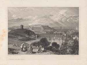 Plymouth, met Mount Batten door William Bernard Cooke