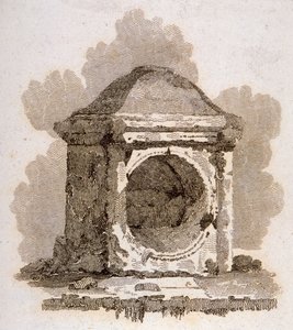 De London Stone, Cannon Street, City of London, 1806 door William Bernard Cooke