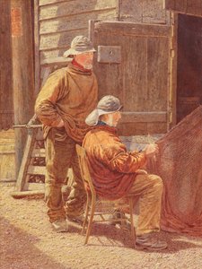 Netten repareren, Hastings, 1909