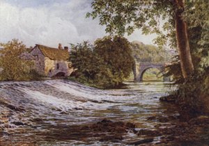 Op de Derwent, Baslow door William Biscombe Gardner