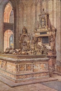 De Kapel van de Krijger, Canterbury Kathedraal, kijkend naar het Westen door William Biscombe Gardner
