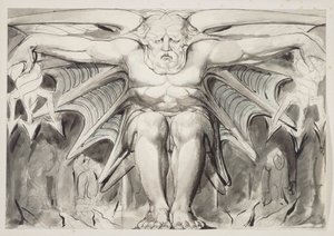 Een Vernietigende Godheid door William Blake