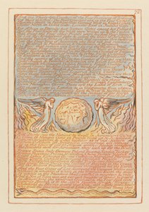 "Und die zweiunddreißig Grafschaften der vier Provinzen Irlands..." (Tafel 72) door William Blake