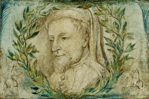 Geoffrey Chaucer door William Blake