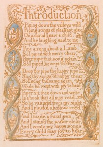Einführung (Tafel 3) door William Blake