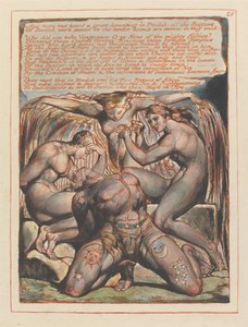 Jeruzalem, Plaat 25, En er werd gehoord.... door William Blake