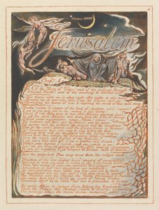 Jeruzalem, Plaat 4, Jeruzalem, Hoofdstuk 1.... door William Blake