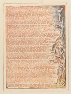 Jeruzalem, Plaat 5, De Oevers van de Theems.... door William Blake