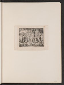 Job en Zijn Familie door William Blake