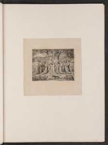 Job en Zijn Familie door William Blake