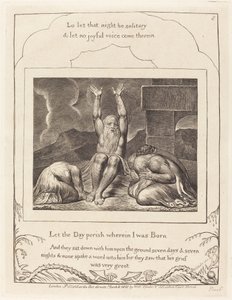 Jobs Wanhoop door William Blake