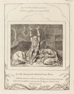 Jobs Wanhoop door William Blake