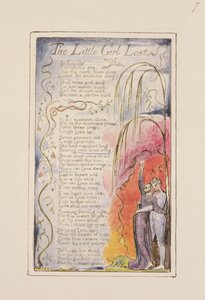 P.124-1950.pt35 Het Verloren Meisje: plaat 35 uit Songs of Innocence and of Experience (kopie R) c.1802-08 door William Blake
