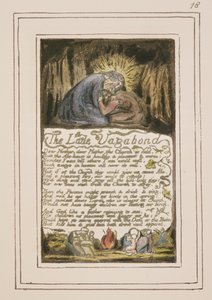 P.124-1950.pt46 De Kleine Zwerver: plaat 46 uit Songs of Innocence and of Experience (kopie R) c.1802-08 door William Blake