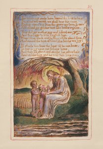P.125-1950.pt10 De Kleine Zwarte Jongen (vervolg): plaat 10 uit Songs of Innocence and of Experience (kopie AA) c.1815-26 door William Blake