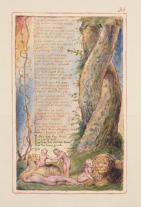 P.125-1950.pt36 Het Gevonden Meisje (vervolg): plaat 36 uit Songs of Innocence and of Experience (kopie AA) c.1815-26