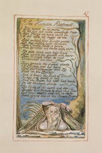 P.125-1950.pt47 Het Menselijke Abstract: plaat 47 uit Songs of Innocence and of Experience (kopie AA) c.1815-26