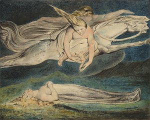 Medelijden, ca. 1795 door William Blake