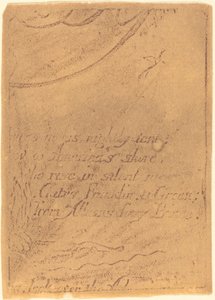 Herdruk van fragment van geannuleerde plaat voor A Prophecy, 1793 door William Blake