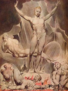 Satan wekt de rebellerende engelen