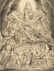 Satan voor de Troon van God