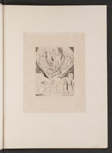Satan vertrekt uit de aanwezigheid van de Heer door William Blake