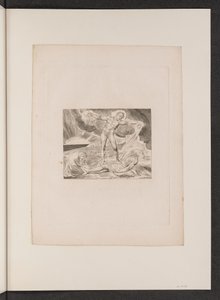Satan slaat Job met zweren door William Blake
