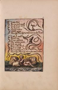 Liederen van Onschuld en Ervaring, Plaat 12, Lente (Bentley 23) door William Blake