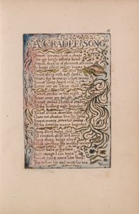 Liederen van Onschuld en Ervaring, Plaat 16, Een Wiegelied (Bentley 16) door William Blake