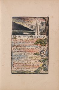 Songs of Innocence and of Experience, Plaat 38, Holy Thursday (Bentley 33) door William Blake